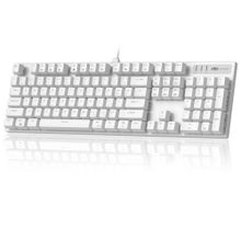 MageGee MK-STORM Blue Switch Beyaz Kablolu Mekanik Gaming Klavye