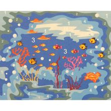 Magic Art Sayılarla Boyama 40x50 cm Akvaryum Tuval