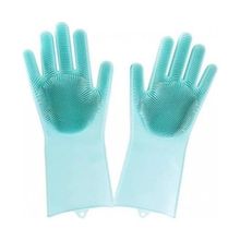 Magic Gloves Sihirli Isıya Dayanıklı Silikon Çok Amaçlı Bulaşık Eldiven Fırçası