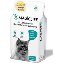 Magiclife 20 lt İnce Tane Vanilya Kokulu Beyaz İnce Taneli Kedi Kumu
