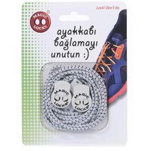 Magiclocks 5A1 Beyaz Erkek Gri Ayakkabı Bağcığı