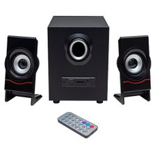 Magicvoice MV-4966 USB-TF-FM-Bluetooth Destekli Uzaktan Kumandalı 2+1 Ses Sistemi