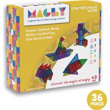 Magly 3 Boyutlu 36 Parça Renkli Manyetik Yapı Blokları