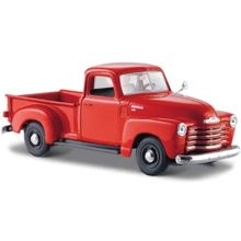 Maisto 1:25 Kırımızı 1950 Chevrolet 3100 Pickup Oyuncak Araba