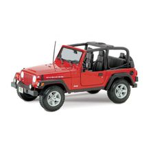 Maisto 2003 Jeep Wrangler Rubicon 1:18 P/e - Kırmızı Model Araba