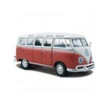 Maisto Volkswagen Van Samba Hippie Line 1:25 Kırmızı Model Araba
