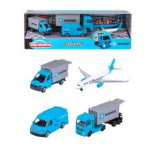 Majorette 212057290 Maersk 4'lü Araba Seti