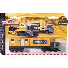 Majorette Volvo FMX Low Bed Trailer Metal Diecast 212057288 Transporter Araç