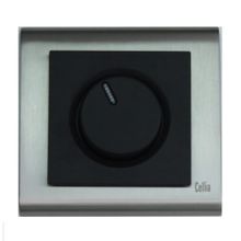 Makel Cellia Dimmer Siyah Saten Çerçeve Kapak