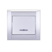 Makel Defne 1010243065021 Gümüş Işıklı Anahtar