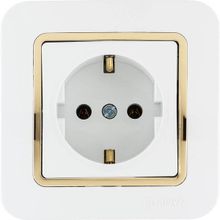 Makel Lillium Topraklı Beyaz Gold Priz