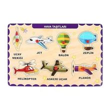 Maketçiniz PRS1020 Hava Taşıtları Ahşap Bul Tak Puzzle