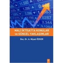 Mali İktisatta Konular ve Güncel Yaklaşımlar - a niyazi ozker
