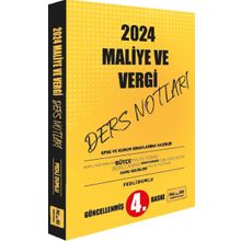Maliye Vergi Ders Notları KPSS ve Kurum Sınavlarına Hazırlık 2024 - Makro Kitabevi