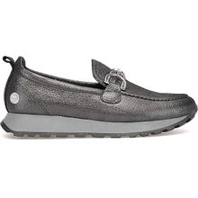 Mammamia D25KA-7055 Platin Kadın Hakiki Deri Casual Ayakkabı