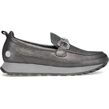 Mammamia D25KA-7055 Platin Kadın Hakiki Deri Casual Ayakkabı
