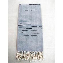 Mandaş 80x200 cm Gri Pamuklu El Dokuma Peştemal
