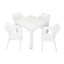 Mandella Elit 90x90 cm Beyaz Masa