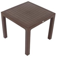 Mandella Elit Rattan Kahverengi 90x90 Masa