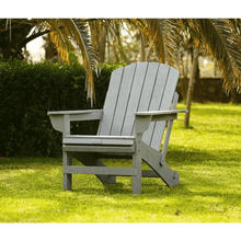 MANDU Adirondack Gri Ahşap Bahçe Sandalyesi