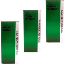 Manly Green EDC 3x125 ml Erkek Parfüm