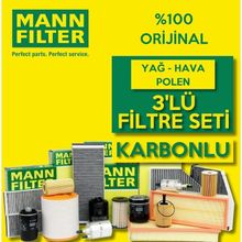 Mann Filter Hyundai I20 1.4 CRDI 2009-2013 3'lü Filtre Bakım Seti