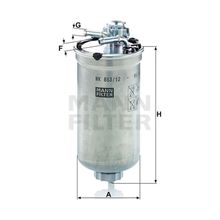 Mann Filter Skoda Fabia 1.4 TDI 2004-2006 Yakıt Filtresi
