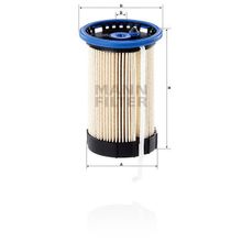 Mann PU8014 Yakıt Filtresi