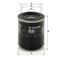 Mann W814/80 Yağ Filtresi