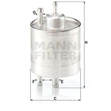 Mann WK711/1 Yakıt Filtresi