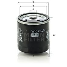 Mann WK712/5 Yakıt Filtresi