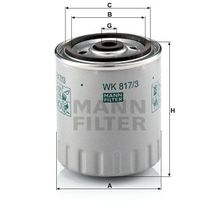 Mann Wk817/3X Yakıt Filtresi