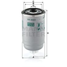 Mann WK842/2 Yakıt Filtresi