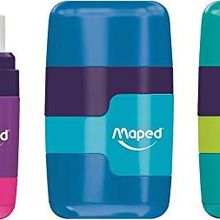 Maped 049221 Connect Çift Delikli Silgili Kalemtraş