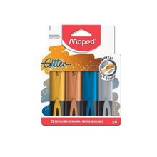 Maped 5796316 N:742000 Simli Metal Renkler 4'lü Fosforlu Kalem