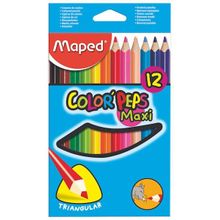 Maped 834010 Colorpeps Maxi 12'li Kuru Boya