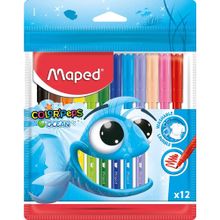 Maped 845720 Color'Peps Ocean 12'li Plastik Poşet Keçeli Kalem