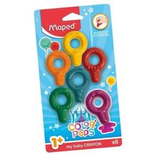 Maped Color Peps Bebek Crayon 6 Renk Pastel Boya