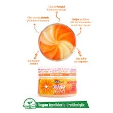Mara 300 gr Orange Candy Değerli Yağlar İçeren Portakal Şekeri Vücut Peeling