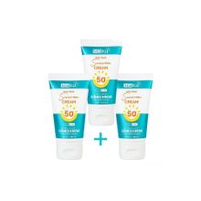 Mara 50 ml 3 Adet SPF 50+ Tüm Cilt Tipleri İçin Leke Karşıtı Yüz Güneş Kremi