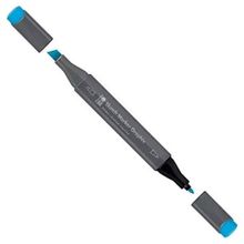 Marabu 243333 956 Primary Cyan Graphix Sketch Marker Çift Uçlu Kalem