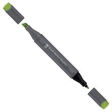 Marabu 243338 962 Olive Green Light Graphix Sketch Marker Çift Uçlu Kalem