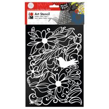 Marabu Art A4 Blooming Garden Stencil