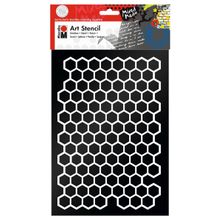 Marabu Art A4 Honey Comb Stencil