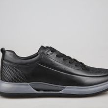 Marcomen 19537 Siyah Hakiki Deri Erkek Sneaker Ayakkabı