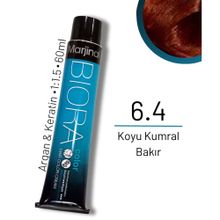 Marjinal Biora 6.43 Kahve Bakır 4x60 ml Tüp Saç Boyası