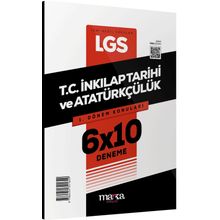 Marka Yayınları - 2023 8. Sınıf LGS 1.Dönem Konuları T.C. İnkılap Tarihi ve Atatürkçülük 6 Deneme