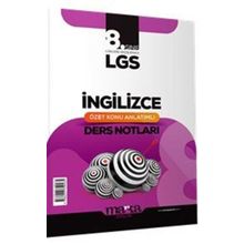 Marka Yayınları - LGS 8. Sınıf İngilizce Özet Konu Anlatımlı Ders Notları