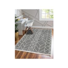 MarkaEv 008 Koyu Gri Çizgili İskandinav Kilim