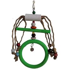 Markapet 10x20 cm Halkalı İpli Boncuklu Kedi Oyuncağı